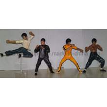 Jouet en plastique OEM PVC Kungfu Bruce Lee modèle 3D